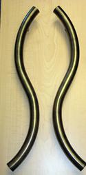 Custom "S" shaped pulls