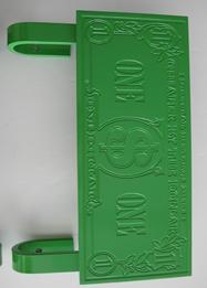 dollar bill door pull