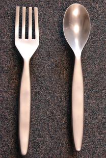 Large fork and spoon Pulls