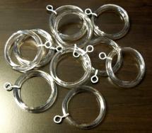 Acrylic Rings, so clear they disappear rings, cast acrylic rings