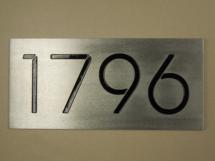 custom house numbers, custom restaurant numbers, custom address numbers