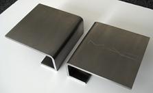 brushed stainless custom pulls