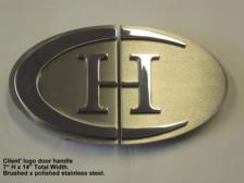 Custom Split Logo with Letters