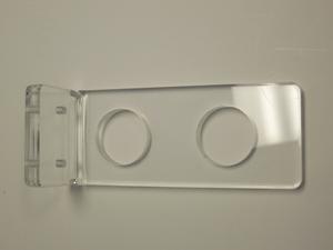 Heavy Double Square Acrylic Bracket