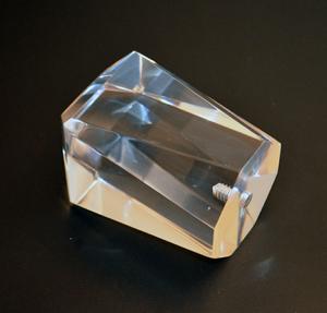 Diamond Shape Bevelled Acrylic Finial