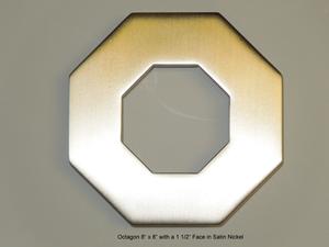Satin Nickel Octogan