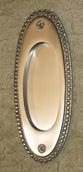 Oval Beaded Pocket Pull satin nickel