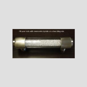 acrylic curtain rods