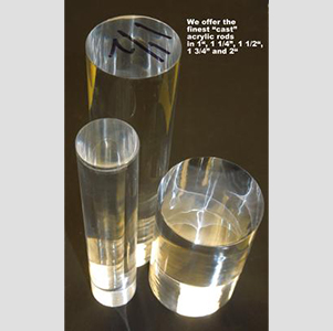 acrylic curtain rods