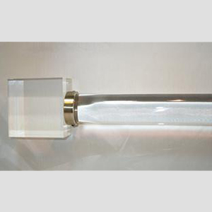 acrylic curtain rods