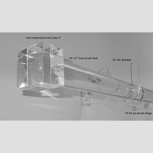 acrylic curtain rods