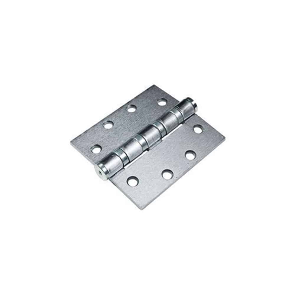 Sturdy Silver Door Hinge with Secure Mounting