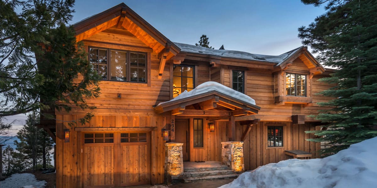 Breathtaking mountain house with custom hardware by First Impressions.